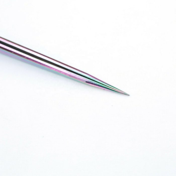 Precision Eyelash Extension Tweezers Straight Stainless Steel - Image 5