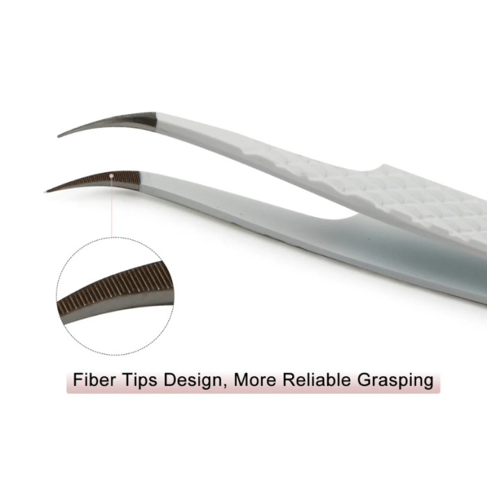 Obexa Curved Fiber Tip Tweezers