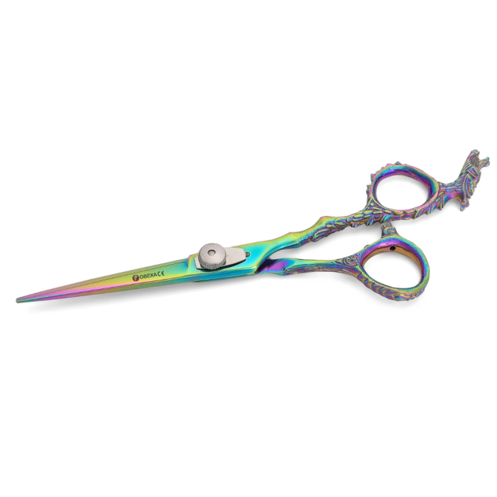 🔥 Premium Dragon Handle Barber Scissors – Razor Edge Sharpness 🔥